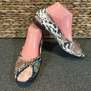 Madewell Snakeskin Print Flats